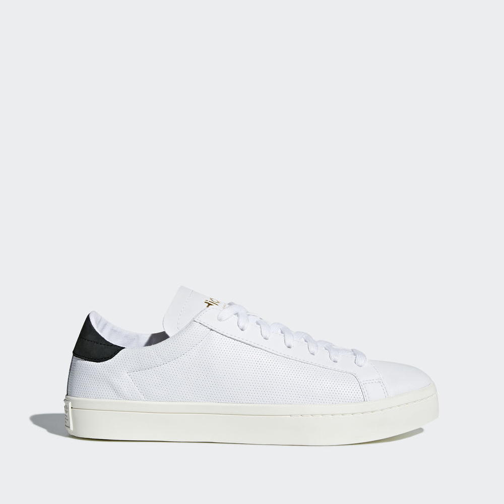 Adidas Court Vantage - Originals γυναικεια - Ασπρα/Ασπρα/Μαυρα,Μέγεθος: EU 36 – 54 2/3 (544DEQKV)